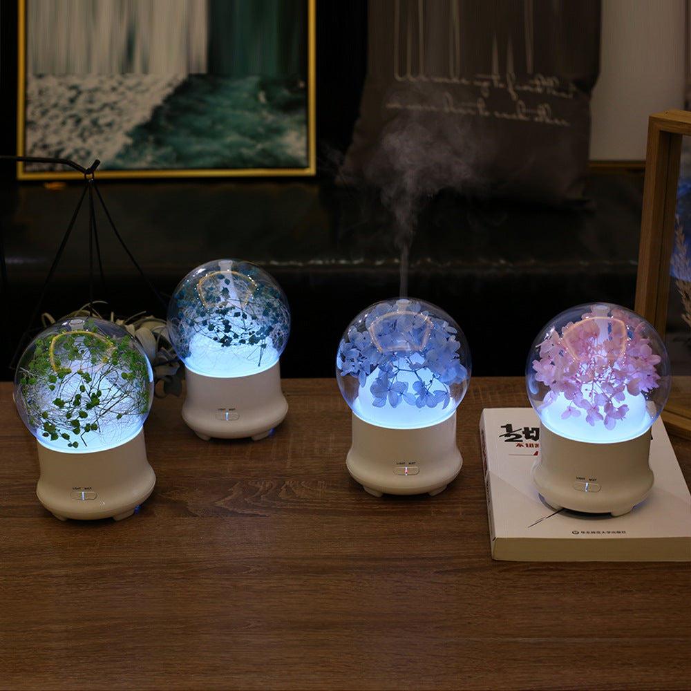 Elegant Flowers Aroma Diffuser for Calm and Fresh Air