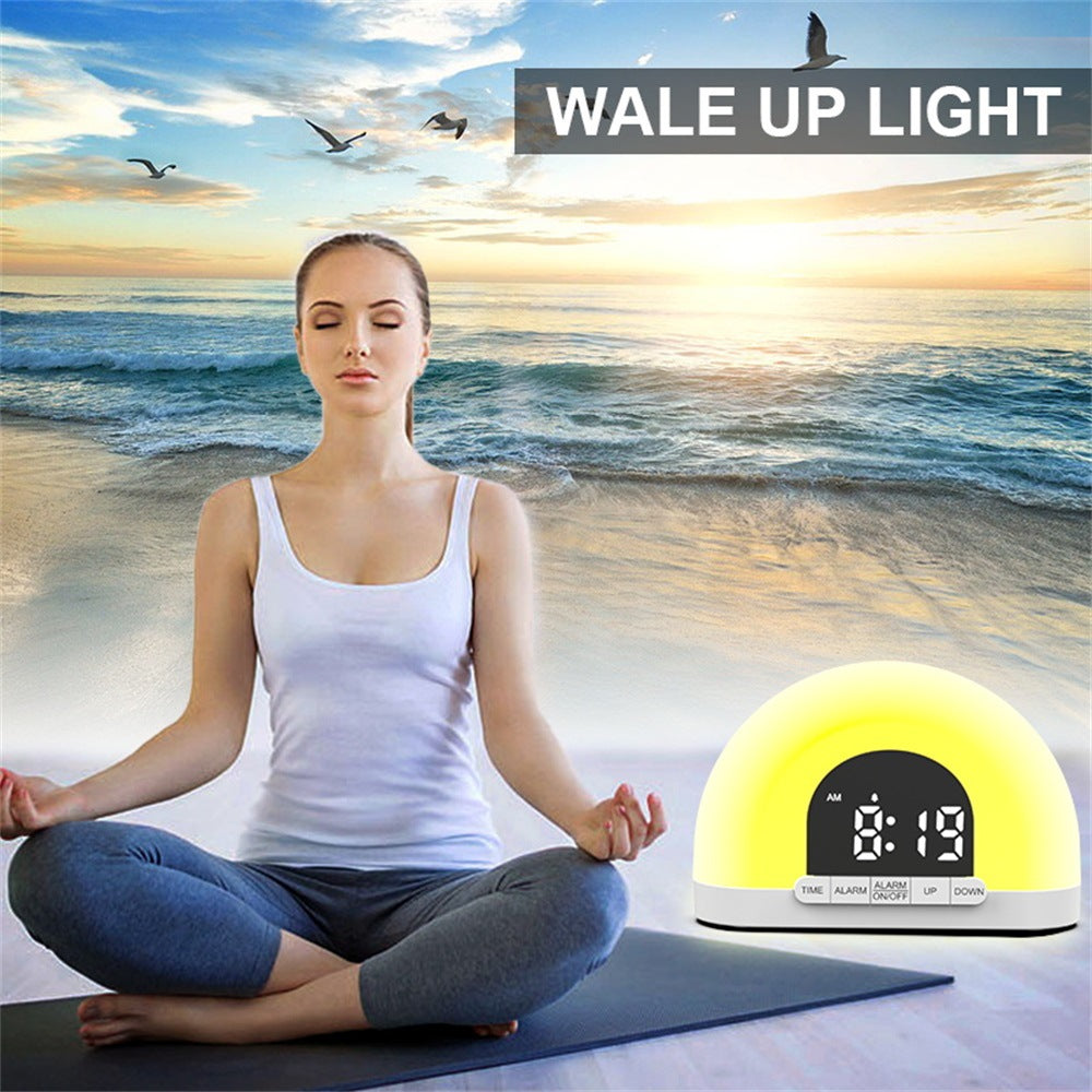 Sunrise Simulation Clock Lamp for Calm, Easy Wakeups